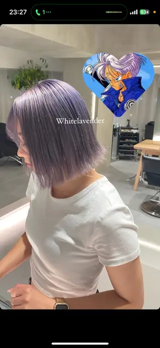 ショート カラー 似合わせの達人/ 田中悠希也のヘアスタイル