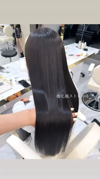 ロング パーマ ヘアアレンジ レイヤーカット🤍 RINAのヘアスタイル