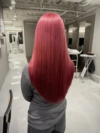 ロング カラー 暖色ハイトーン特化 🥇Mioのヘアスタイル