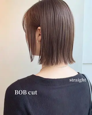 ミディアム カラー 👑ショート/ボブ /銀座/ニシオカ👑のヘアスタイル
