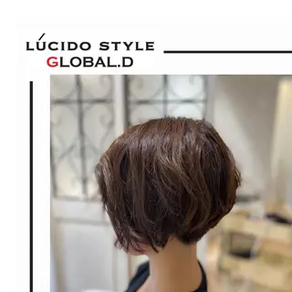 ショート カラー パーマ ヘアアレンジ メンズ キッズ ✂︎ショート、ボブ、 レイヤー🩵YUMIのヘアスタイル