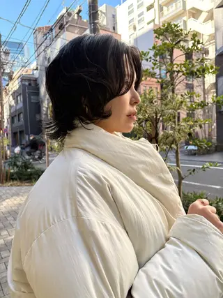 ショート パーマ eri kinjoのヘアスタイル