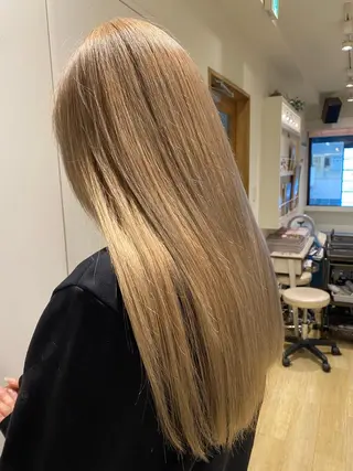 ロング カラー kawabe maikoのヘアスタイル