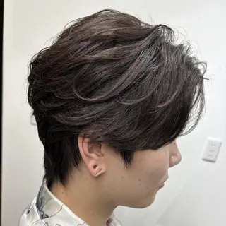 パーマ メンズ ショート パーマPrivate SalonNoa名駅のヘアスタイル