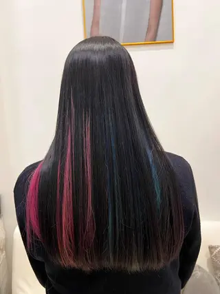 ミディアム カラー パーマ ヘアアレンジ メンズ キッズ ネイル マツエク・マツパ アイブロウ 堀井 凌平のヘアスタイル