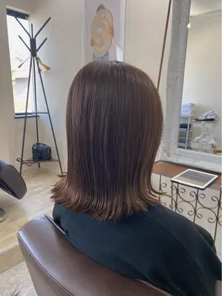 ミディアム 長岡 俊樹のヘアスタイル