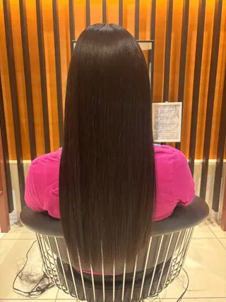 ロング 🫧いお/透明感艶 カラー/縮毛矯正🫧のヘアスタイル