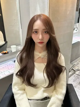 ロング 💎韓国レイヤー ×エクステゆうま💎のヘアスタイル