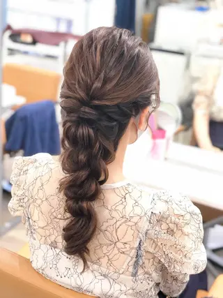 ヘアアレンジ laera 佐藤のヘアスタイル