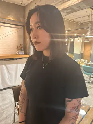 ショート カラー 海外レイヤー /NAGISAのヘアスタイル