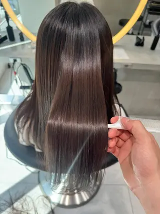 ロング カラー レイヤー/縮毛矯正 のマスター【タケル】のヘアスタイル