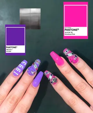 ネイル 渋谷ネイル🎀 ギャル/海外ネイルのネイルデザイン