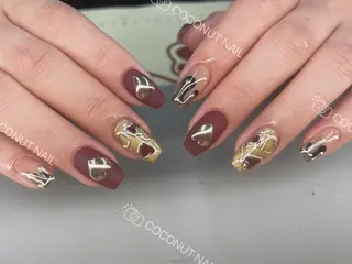 ネイル 神田 ココナッツのネイルデザイン