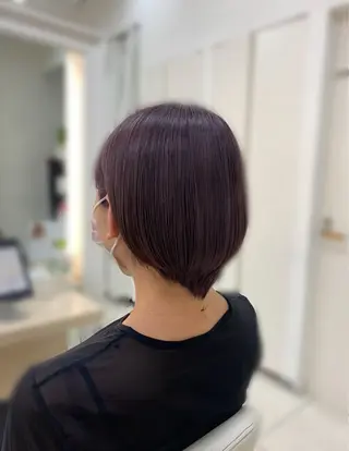 ショート 透明感カラー🫧 aika🐈のヘアスタイル