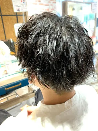 パーマ メンズ 森川 力のヘアスタイル