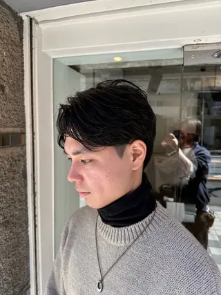 ミディアム メンズ 【メンズ専用サロン】 💈小林遥希💈のヘアスタイル