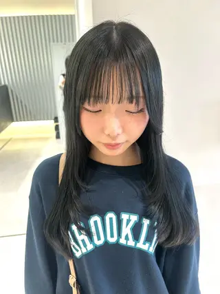 ロング カラー 🤍垢抜け♡透明感 カラーmoeka🤍のヘアスタイル