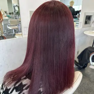 カラー 町田 里奈のヘアスタイル