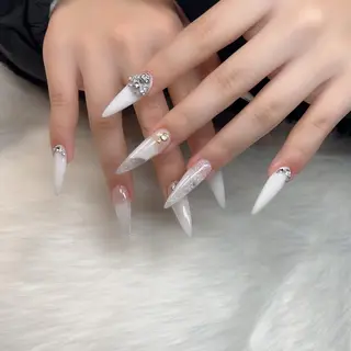 ロング ネイル nail salon azuのネイルデザイン