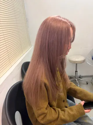 カラー キラ/ハイトーン/ 天神美容室のヘアスタイル
