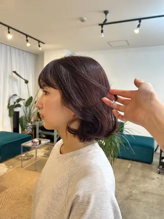 ショート Hiyo 外国人風くせ毛パーマのヘアスタイル
