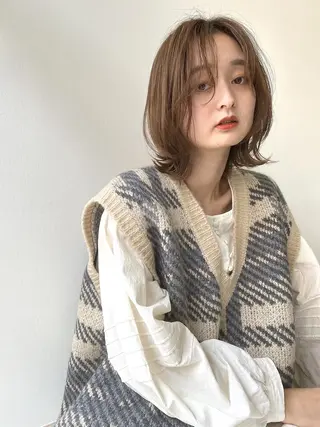ミディアム 髪質改善サロン Canon bellのヘアスタイル