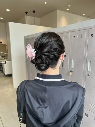 ヘアアレンジ 福島 果音のヘアスタイル