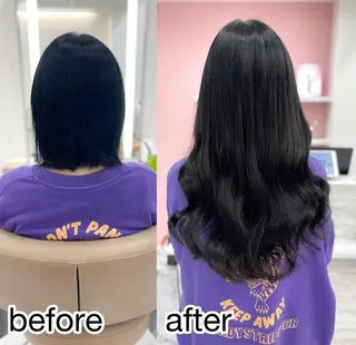 ロング カラー 桃屋 桃屋のヘアスタイル