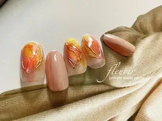 ネイル フルリール 【プライベートサロンのネイルデザイン