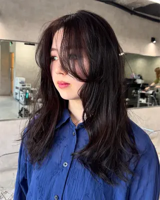 ロング 長崎 紗南のヘアスタイル