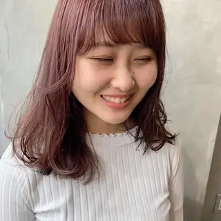 ミディアム カラー 🕊️ HONOKAのヘアスタイル