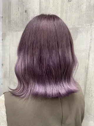 セミロング カラー LUXBE LUCE ひなののヘアスタイル