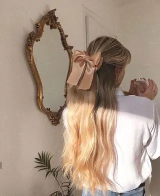 ロング カラー パーマ ヘアアレンジ 髪質改善🫧ベージュ 椙山 響のヘアスタイル