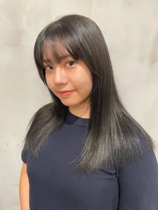 ロング 柴田美育/ カットモデル募集のヘアスタイル