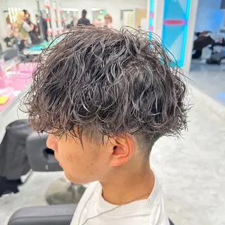 パーマ メンズ men's特化 値段以上の仕上がりにのヘアスタイル