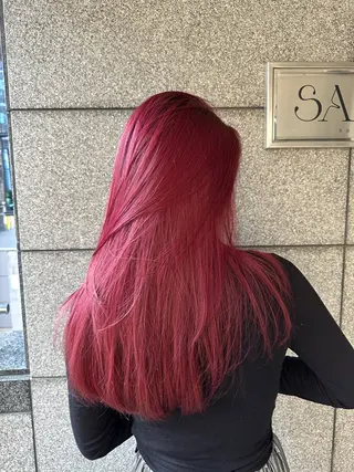 カラー 本町/新町/心斎橋 透明感カラーSANCのヘアスタイル