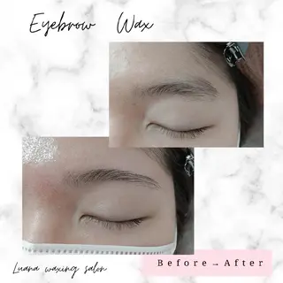 アイブロウ Luana wax 🐚根本のエステ・リラクイメージ