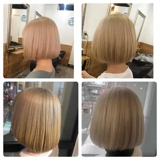 ショート 髪質改善&ブリーチ 伊勢 祐一郎のヘアスタイル