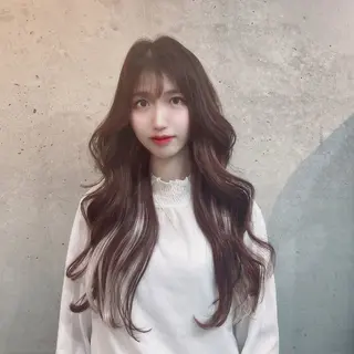 ロング たけうち みずきのヘアスタイル