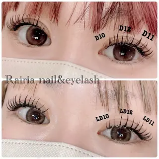 マツエク・マツパ 🎀Rairia eyelash🤍のマツエク・マツパデザイン
