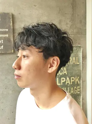ショート パーマ メンズ KEN KENのヘアスタイル