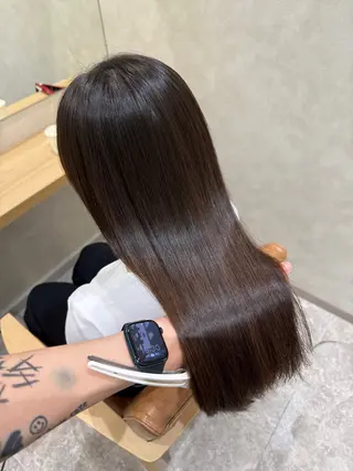 ロング 阿部 祥大のヘアスタイル