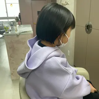 ショート キッズ 坂本 沙也加のヘアスタイル
