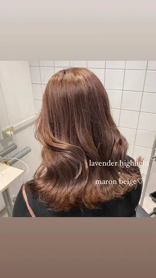 ミディアム カラー 🤍韓国風hair Marina🤍のヘアスタイル