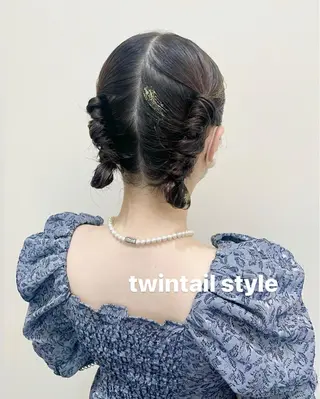 ミディアム ヘアアレンジ ヘアメイク new meのヘアスタイル