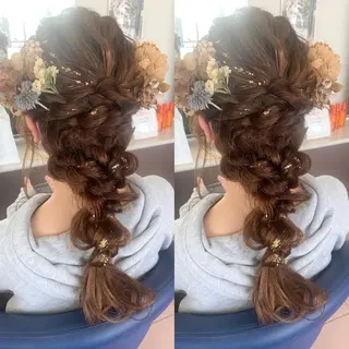 ロング 小澤 志穂のヘアスタイル