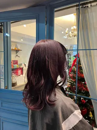 ロング ツヤカラー🫧Sae ネイルモデル募集中のヘアスタイル