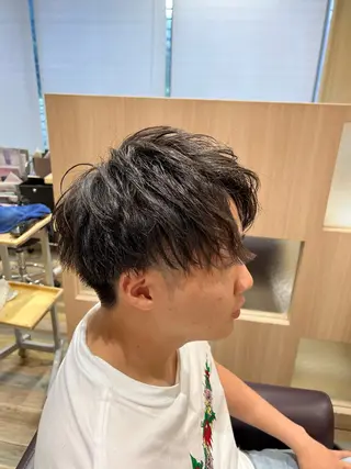ショート パーマ メンズ chill_ KAZUKIのヘアスタイル