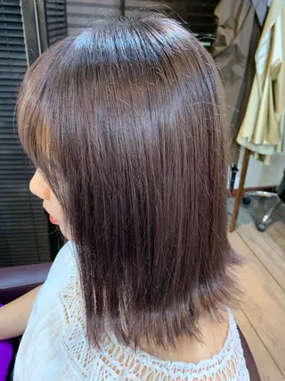 ミディアム カラー 鈴木 英治のヘアスタイル