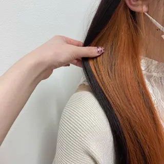 ロング カラー ピンクカラー🎀 米津 美佑のヘアスタイル